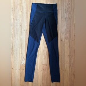 Black and Blue Leggings